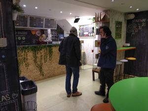 Counter at Green Point at Green Point in Zagreb