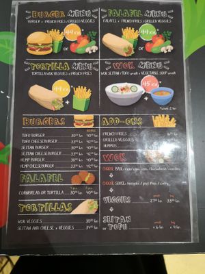 Menu 1 at Green Point in Zagreb