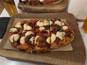 Salami  at Pizzeria Piccola in Ljubljana