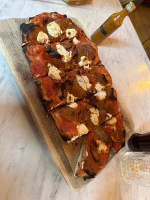 Salami pizza 🍕   at Pizzeria Piccola in Ljubljana