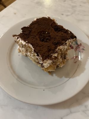 Vegamisú  at Pizzeria Piccola in Ljubljana