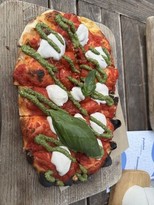 Pesto pizza   at Pizzeria Piccola in Ljubljana