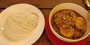 Tofu Amok. Veg version of the national dish. at Taste For Life in Siem Reap