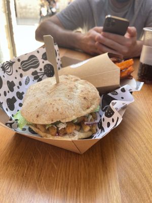 Vegan gyros  at VegeDub in Dubrovnik