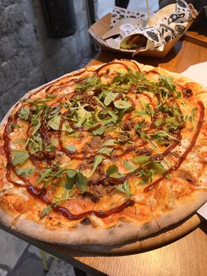 Pizza  at VegeDub in Dubrovnik