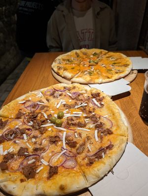 Pizzas at VegeDub in Dubrovnik