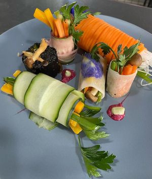 Raw Vegan Sushi and Spring Rolls 🌱 at Studio Plantmaed Ph in Talisay Batangas