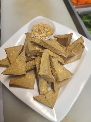 Fried tofu at Anchan Thai in Longmont