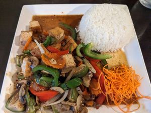 Thai Eggplant Stir Fry at Anchan Thai in Longmont