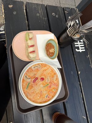 Summer roll and soul soup  at Levi in Munich