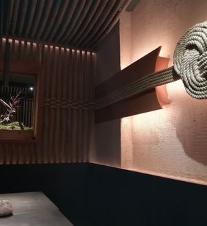 Interior at Citta Vegan Izakaya in Hamburg