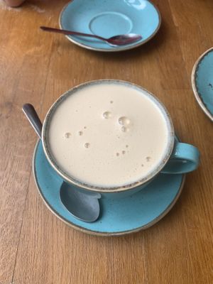 Soya latte  at Prosper in Ely