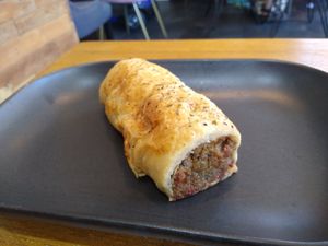 Sausage roll at Prosper in Ely