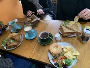 Selection of sandwiches   at Prosper in Ely
