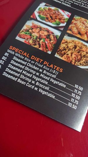 Special diet options. at WM Lucky Buffet in West Memphis