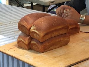 Brioche at Cumpanis at Feria Verde de Ciudad Colon in San Jose