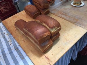 Brioche at Cumpanis at Feria Verde de Ciudad Colon in San Jose
