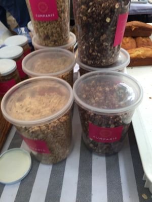 Granola at Cumpanis at Feria Verde de Ciudad Colon in San Jose