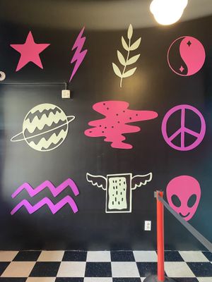 Awesome Interior Wall Art  at Cosmic Bakery  in Upland