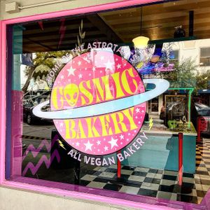 Outside 👽  at Cosmic Bakery  in Upland
