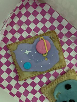 Strawberry and Blueberry Astrotarts   at Cosmic Bakery  in Upland