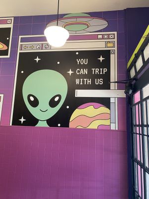 Cosmic theme   at Cosmic Bakery  in Upland