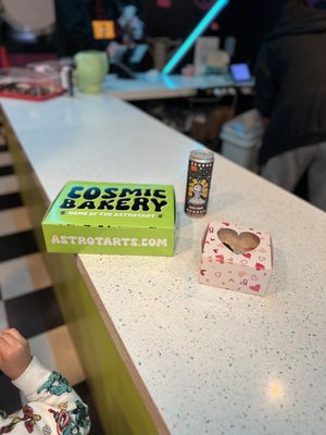 Pickup area  at Cosmic Bakery  in Upland