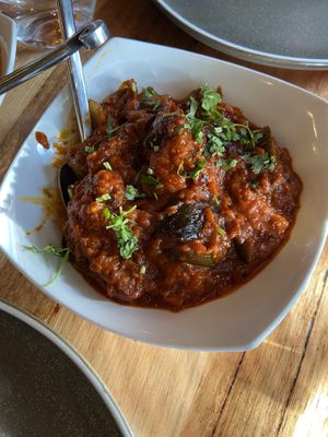 Eggplant masala  at Chefs of Tandoori in Malvern