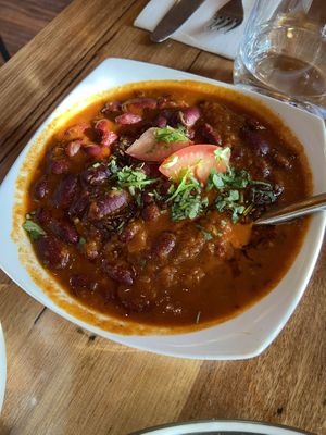 Red kidney bean curry  at Chefs of Tandoori in Malvern