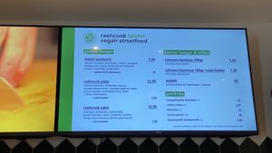   at Rashcook Falafel in Frankfurt