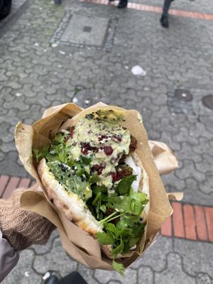   at Rashcook Falafel in Frankfurt