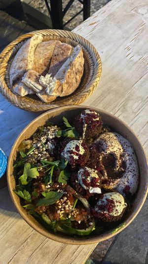   at Rashcook Falafel in Frankfurt