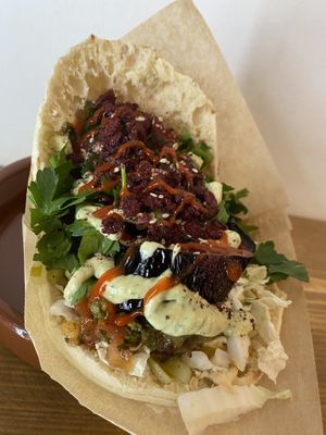   at Rashcook Falafel in Frankfurt