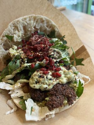   at Rashcook Falafel in Frankfurt