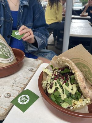 Zimt-Falafel-Sandwich  at Rashcook Falafel in Frankfurt