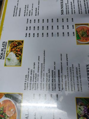 Rice and stir fry at Thai House in Ariana