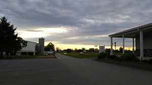 Toward the exit at Miller's Natural Foods in Bird In Hand