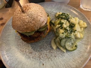 Burger   at Emmi's Kitchen - Schwabing in Munich