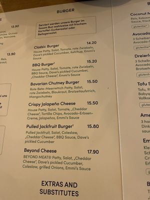 Menu   at Emmi's Kitchen - Schwabing in Munich