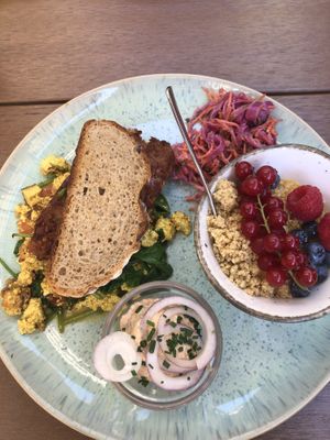 Ultimate Breakfast with rice pudding instead of pancake (17,50€)  at Emmi's Kitchen - Schwabing in Munich
