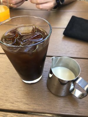 Iced coffee with oat milk   at Emmi's Kitchen - Schwabing in Munich