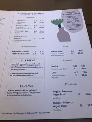 Drinks   at Emmi's Kitchen - Schwabing in Munich