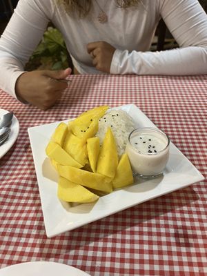 Mango sticky rice  at Spring Rolls Lanta in Koh Lanta