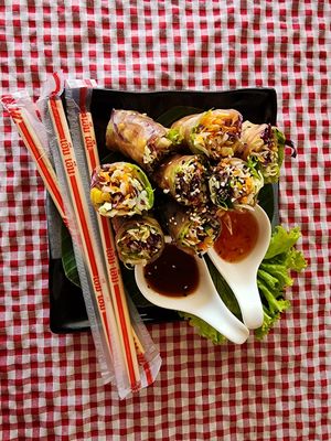 Fresh spring rolls 1/5 at Spring Rolls Lanta in Koh Lanta