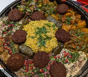 Vegane Genussplatte (2 persons) at Levantine Taste in Salzburg