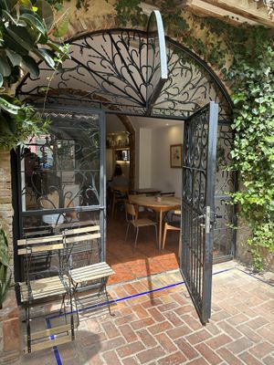 From the back patio  at Bluebell Coffee Roasters in Valencia