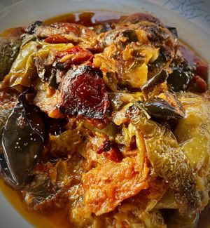 Briam  at Gorgona Seafood Restaurant in Rhodes