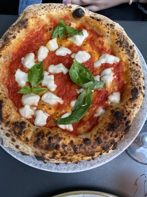 Vegan margarita  at Basils in Brussels