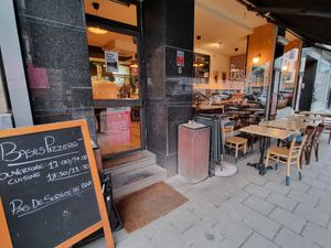 Front / entrance at Basils in Brussels