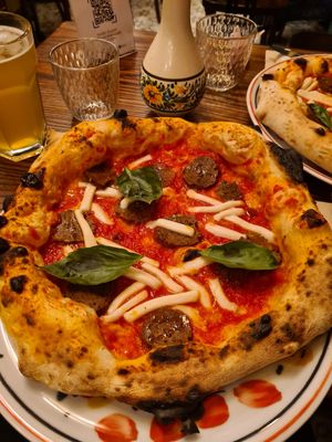 Diavola vegan - €18 at Basils in Brussels